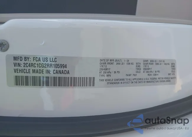 2C4RC1CG2RR105994: 42443161