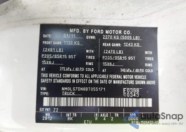 NM0LS7DN8BT055171: 42443283