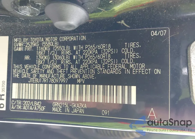 JTEBU17R178097997: 42443779