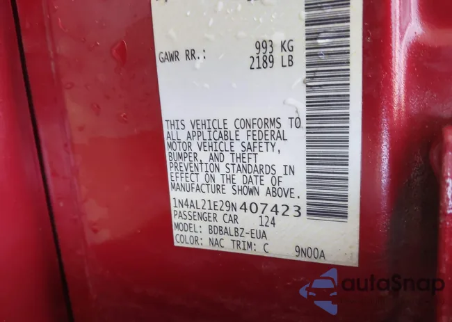 1N4AL21E29N407423: 42443797