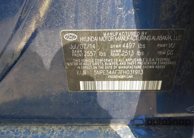 5NPE34AF7FH031913: 42444050