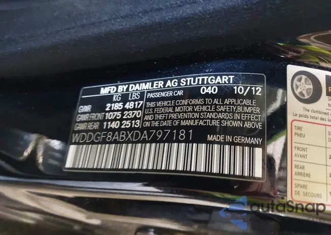 WDDGF8ABXDA797181: 42444902