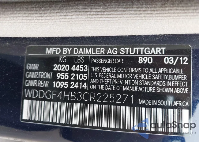 WDDGF4HB3CR225271: 42445191