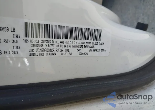 2C4RDGDG1CR122596: 42444377