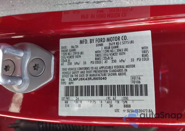 5LMPJ8K43RJ865040: 42444593