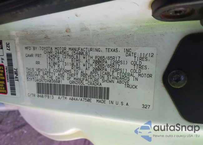 5TFTU4GN7DX036601: 42445779