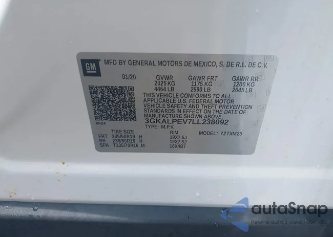 3GKALPEV7LL238092: 42445988