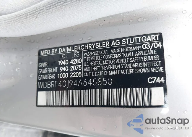 WDBRF40J94A645850: 42446144