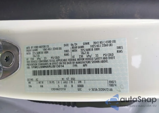 1FMCU9MN8RUB13014: 42446177