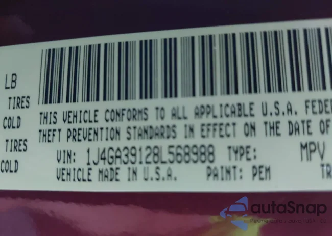 1J4GA39128L568988: 42445403