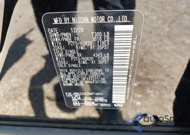 JN8AZ2AF2M9719832: 42445507