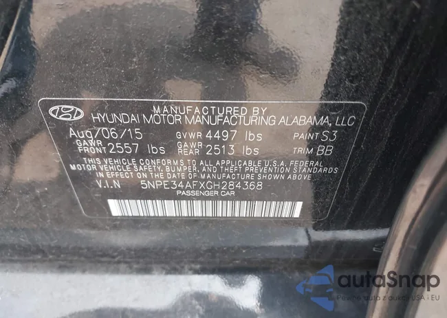 5NPE34AFXGH284368: 42445587