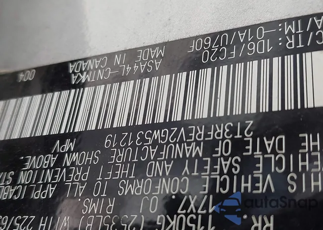 2T3RFREV2GW531219: 42445683