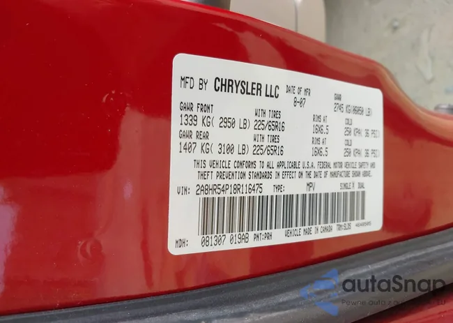 2A8HR54P18R116475: 42445732