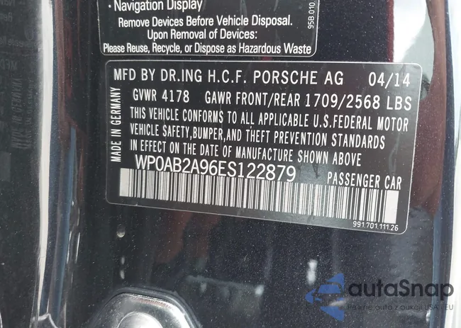 WP0AB2A96ES122879: 42446953