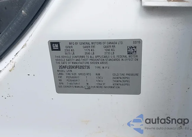 2GNFLEEK9F6282736: 42447262