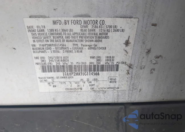 1FAHP2MK9JG114566: 42447269