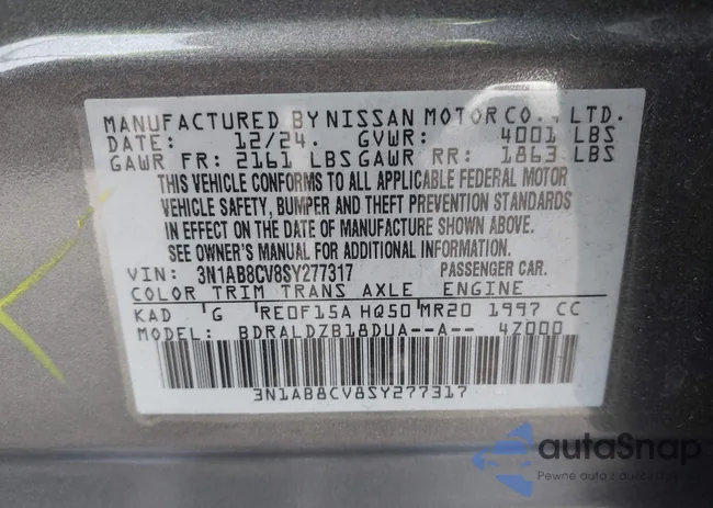 3N1AB8CV8SY277317: 42446695