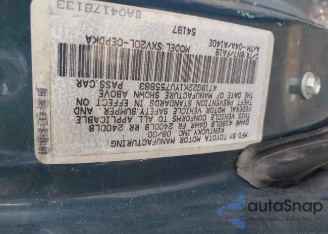 4T1BG22K1YU755883: 42447745