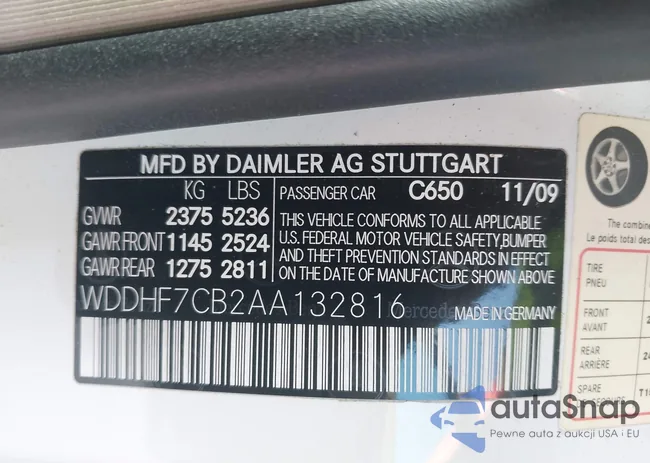 WDDHF7CB2AA132816: 42447868