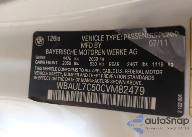 WBAUL7C50CVM82479: 42447894