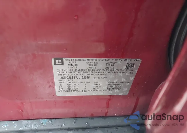 3GNCJLSB7JL162956: 42447932