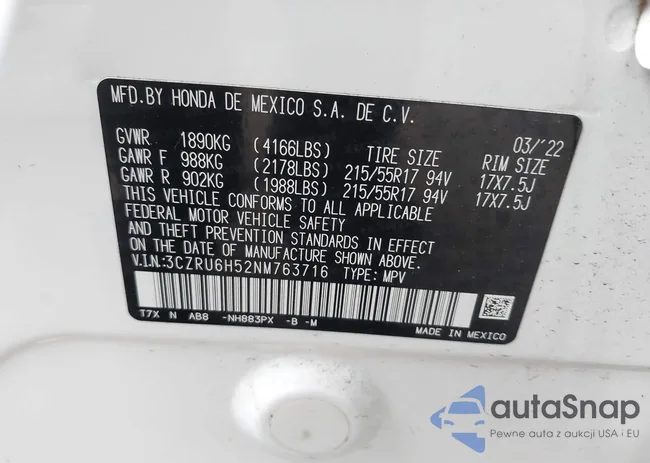 3CZRU6H52NM763716: 42448046