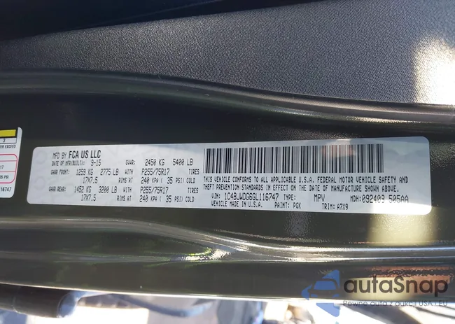 1C4BJWDG6GL116747: 42447344