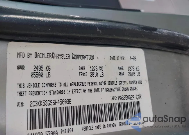 2C3KK53G96H450036: 42447395