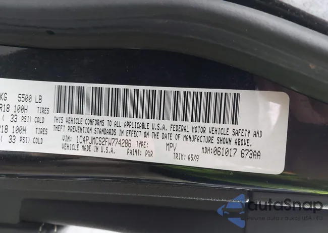 1C4PJMCS2FW774286: 42447442