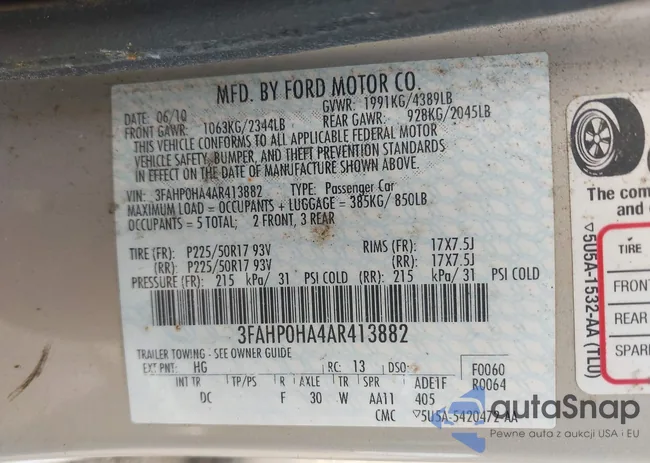 3FAHP0HA4AR413882: 42447529