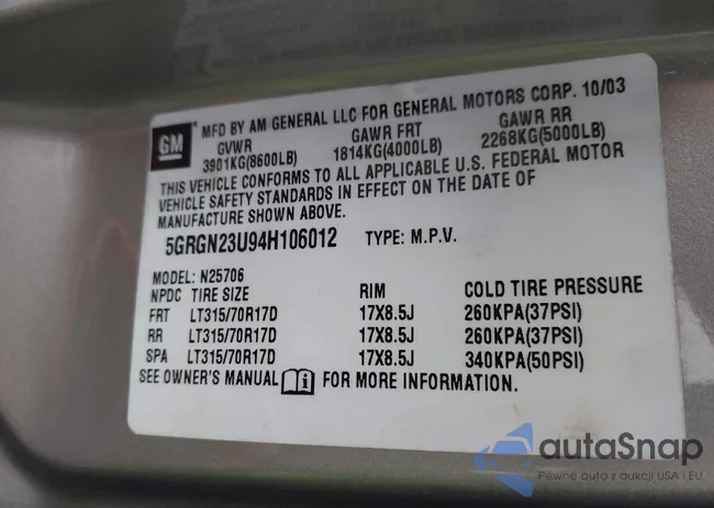 5GRGN23U94H106012: 42447680