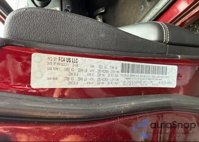 1C4SDJGJXJC291625: 42448740