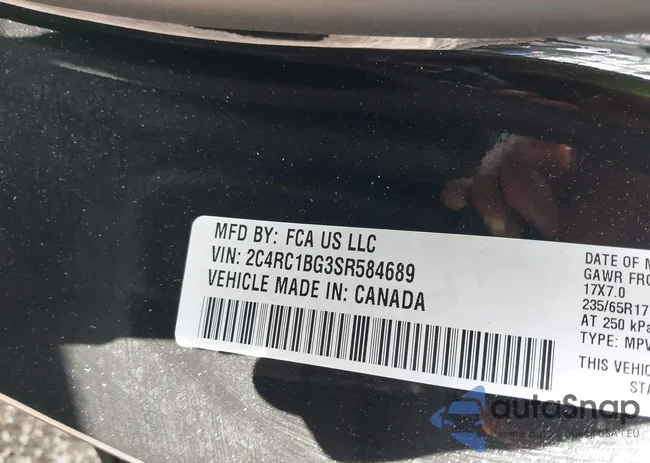 2C4RC1BG3SR584689: 42448841