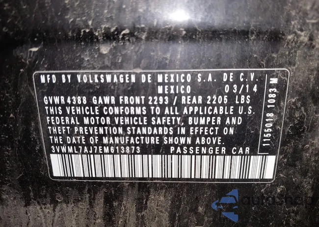 3VWML7AJ7EM613873: 42448970