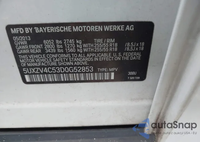 5UXZV4C53D0G52853: 42448996