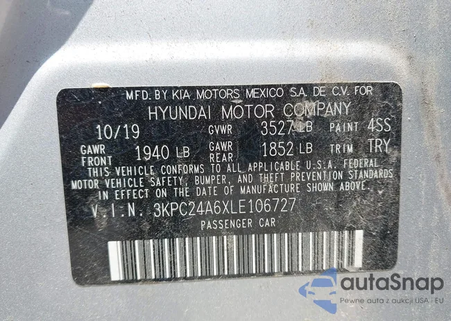 3KPC24A6XLE106727: 42449175