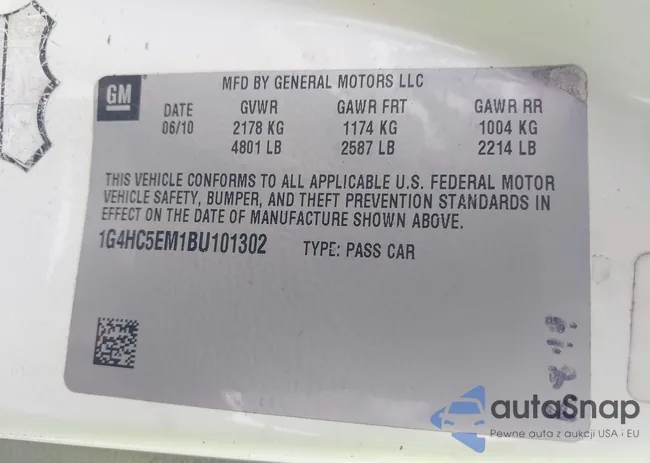 1G4HC5EM1BU101302: 42449255