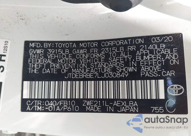 JTDEBRBE7LJ030849: 42449337