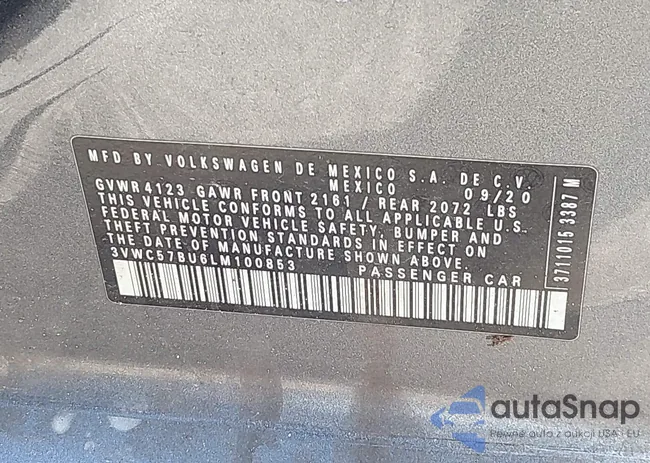 3VWC57BU6LM100853: 42449741