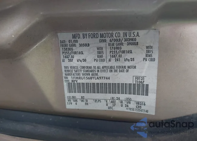 1FMRU1568YLA97744: 42450056