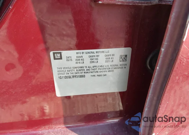 1G11D5SL7FF310660: 42450133