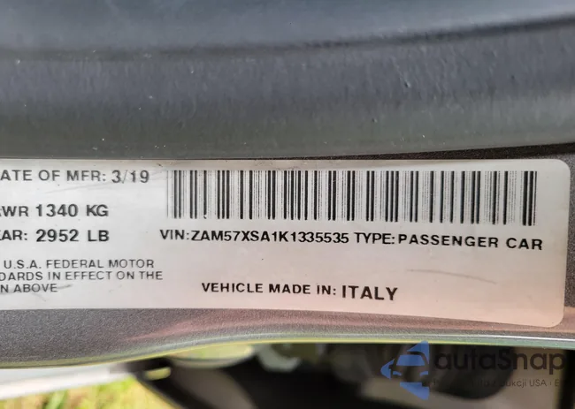 ZAM57XSA1K1335535: 42449490