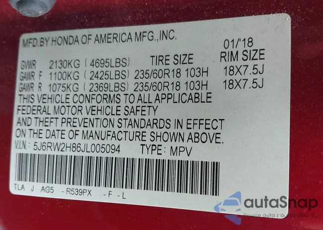 5J6RW2H86JL005094: 42449580