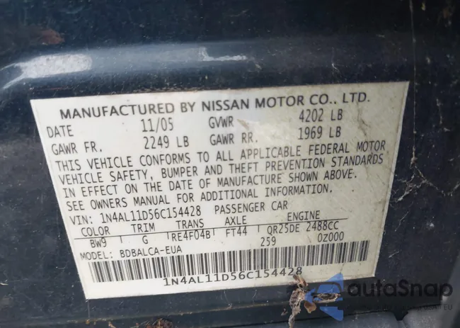 1N4AL11D56C154428: 42449701