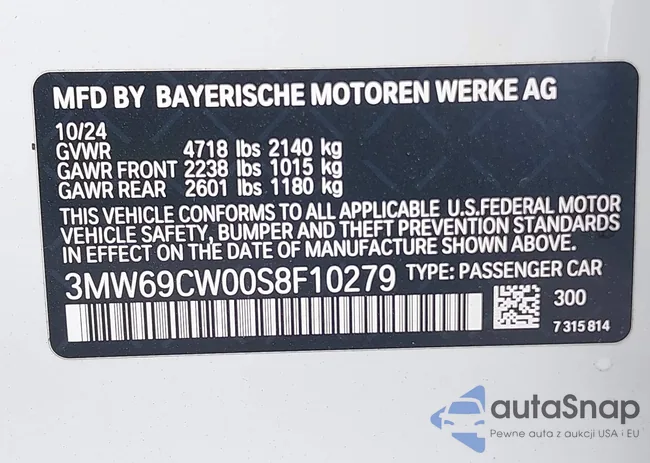 3MW69CW00S8F10279: 42449705