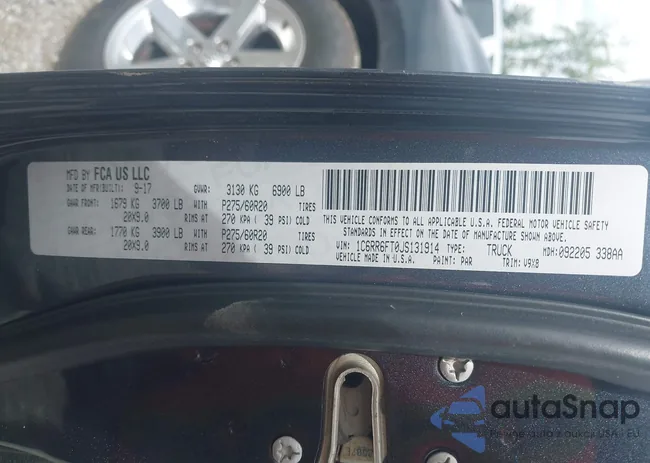 1C6RR6FT0JS131914: 42450939