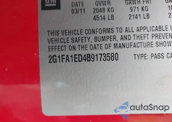 2G1FA1ED4B9173580: 42450965