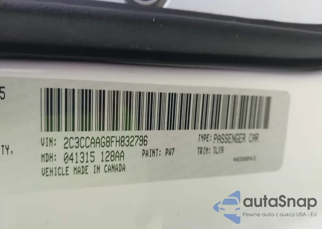 2C3CCAAG8FH832796: 42450984