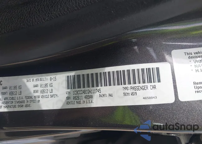 1C3CCCAB1GN111745: 42451042